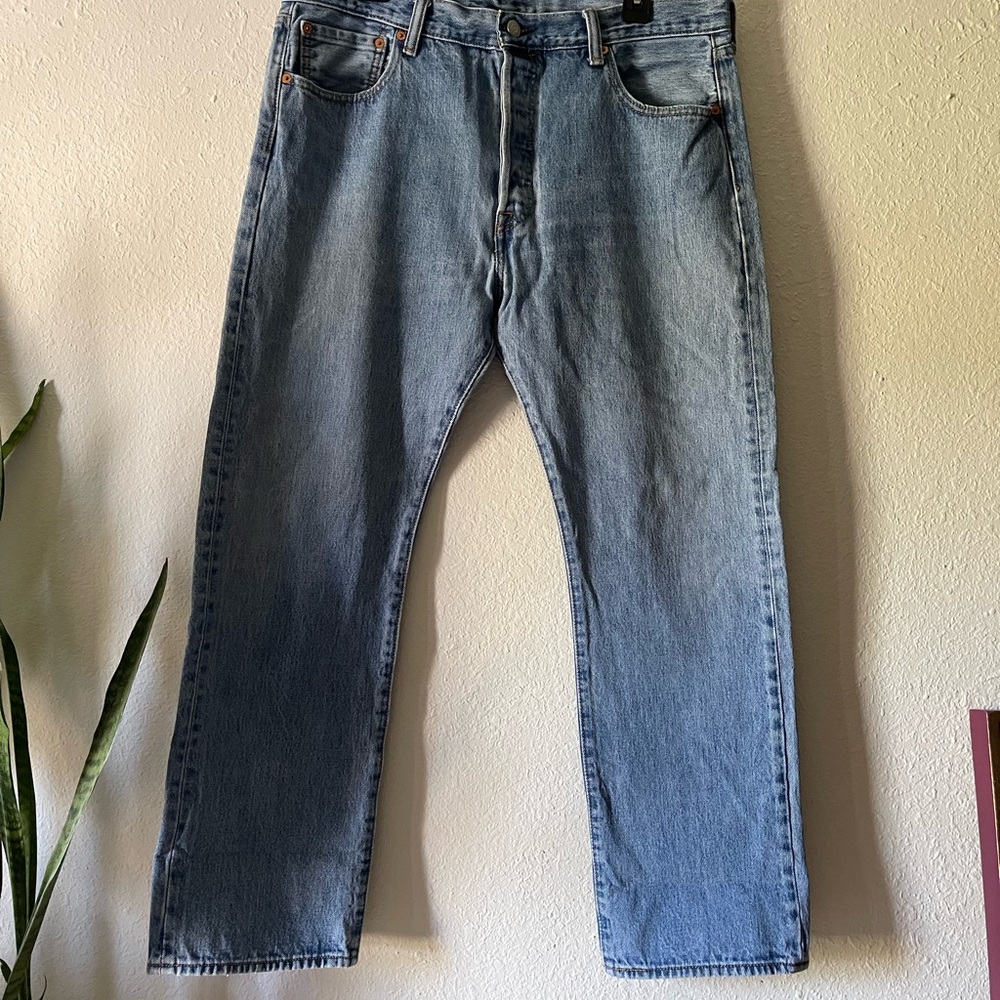 Levi's Light Blue Straight-Leg Jeans